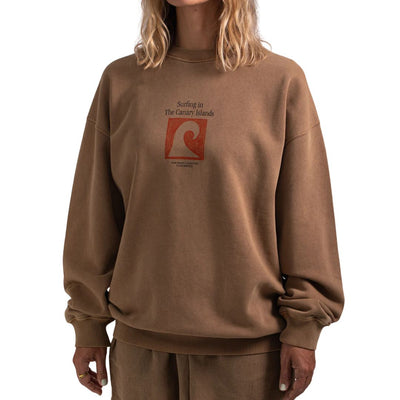 Latitud Fuego Essentials Crew Neck Sweater - Brown