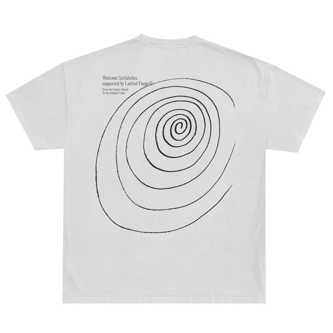 Latitud Fuego Spiral T-Shirt - Ecru