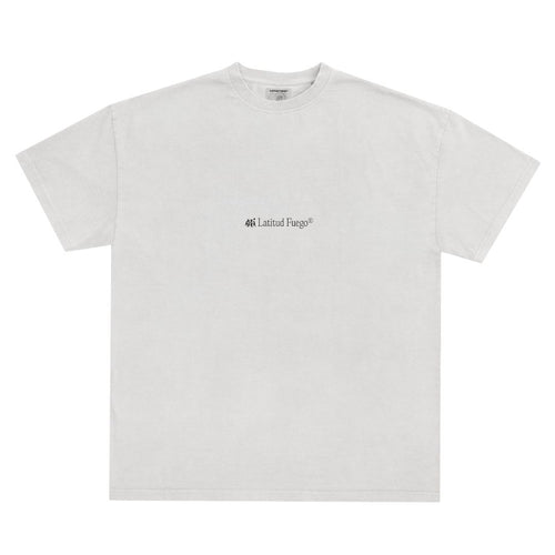 Latitud Fuego Spiral T-Shirt Ecru — back view