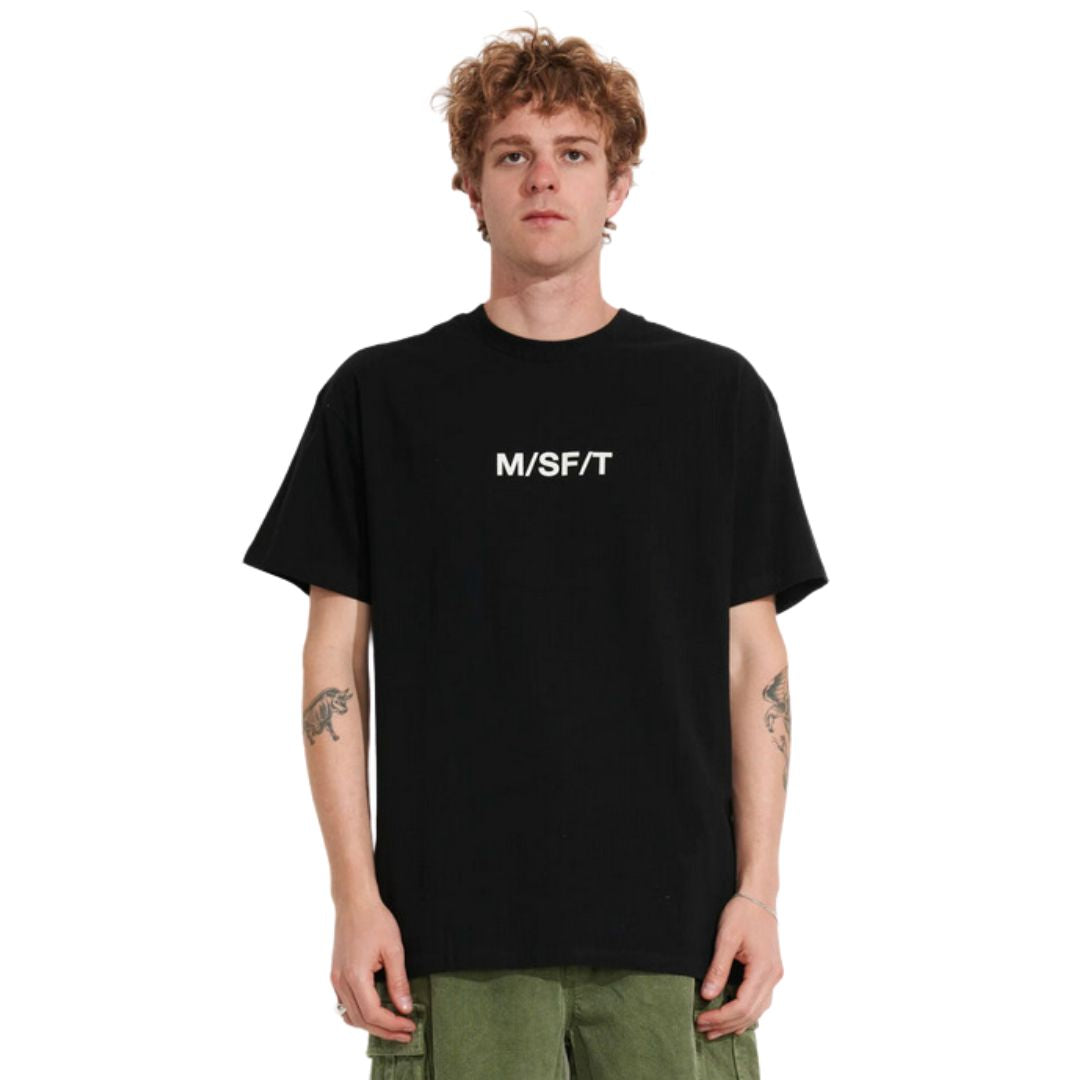 Misfit Supercorporate 2.0 T-Shirt - Washed Black