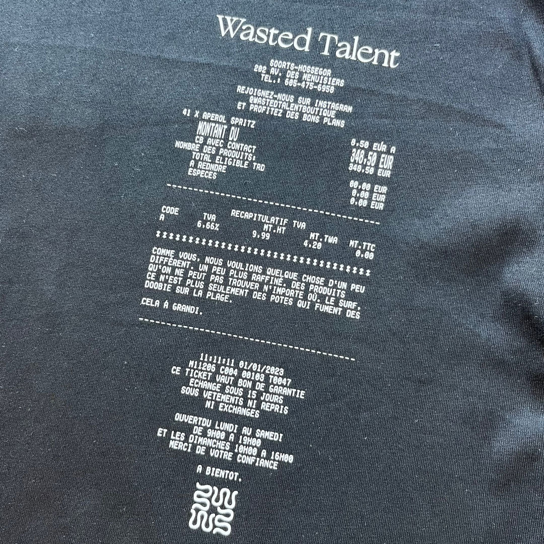 Wasted Talent Moma T-Shirt - Black