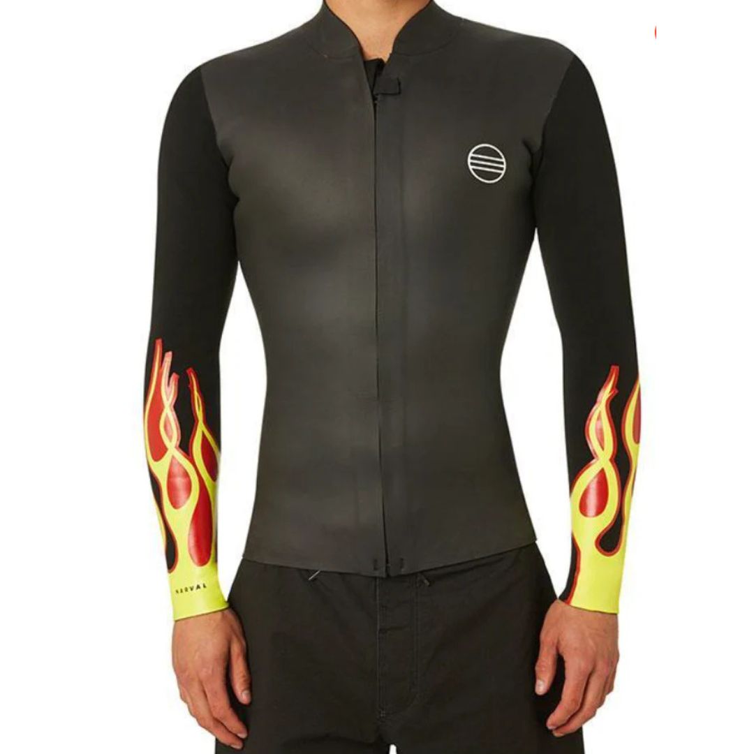 Narval Flame 2mm Neoprene Vest - Black