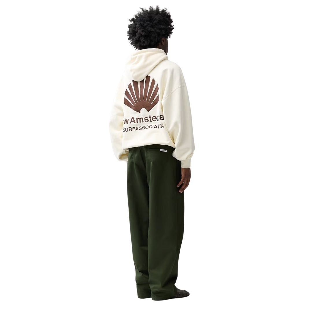 New Amsterdam Logo Hoodie - Bone / Potting Soil