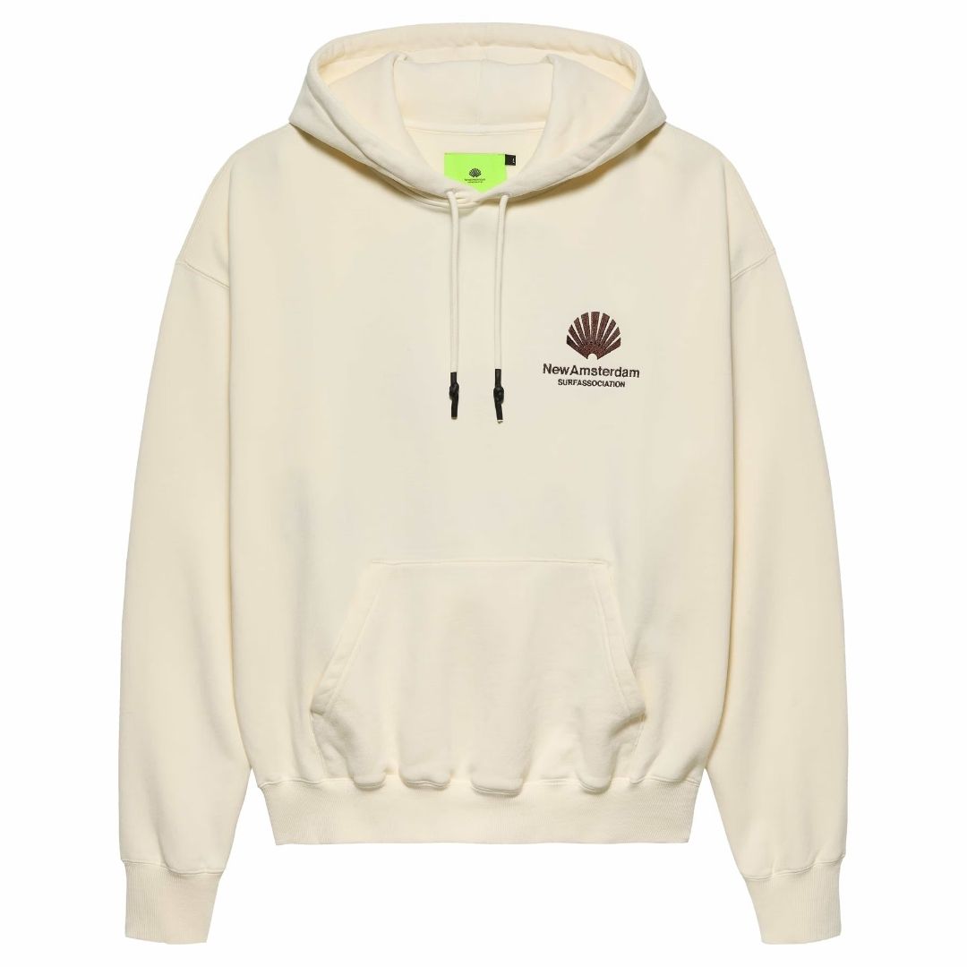 New Amsterdam Logo Hoodie - Bone / Potting Soil