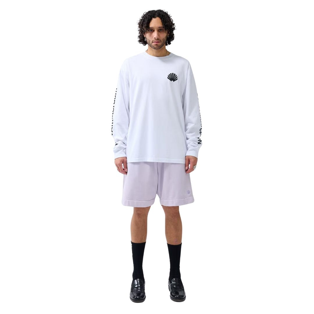 New Amsterdam Logo Long Sleeve T-Shirt - White / Black