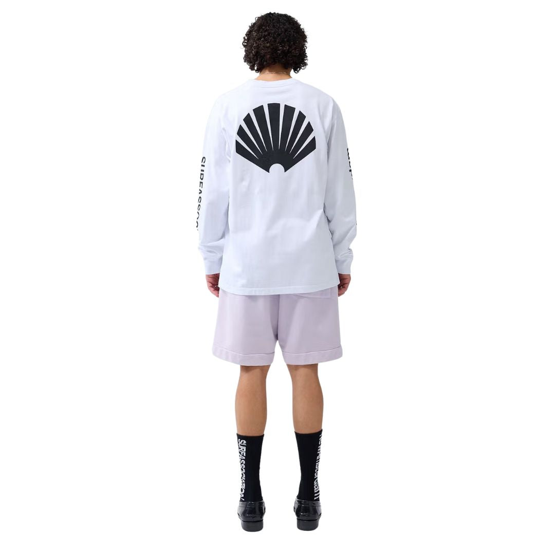 New Amsterdam Logo Long Sleeve T-Shirt - White / Black