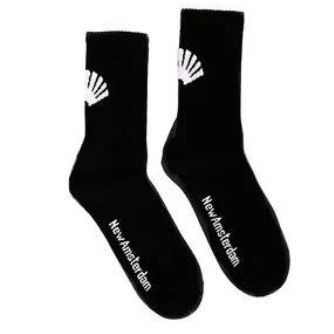 New Amsterdam Logo Socks - Black