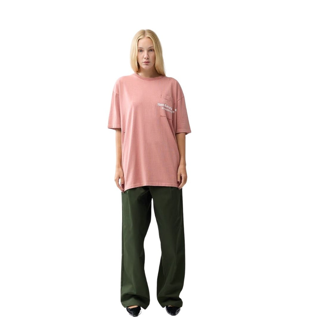 New Amsterdam Throw Pocket T-Shirt - Cameo Brown
