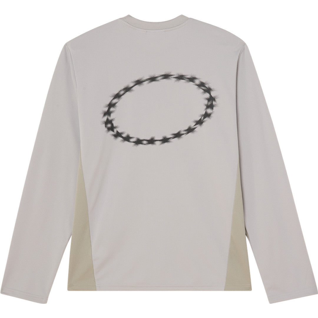 Obey Basecamp Knit Long Sleeve Shirt - Drizzle Multi - back
