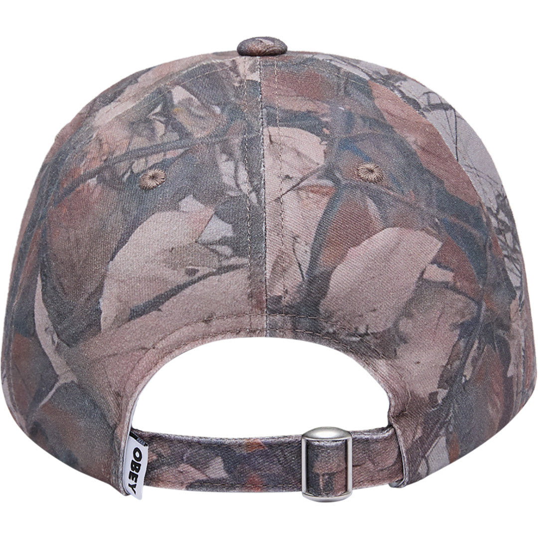 Obey Pgiment Obey Bold 6-Panel Hat - Fence Camo Multi - back