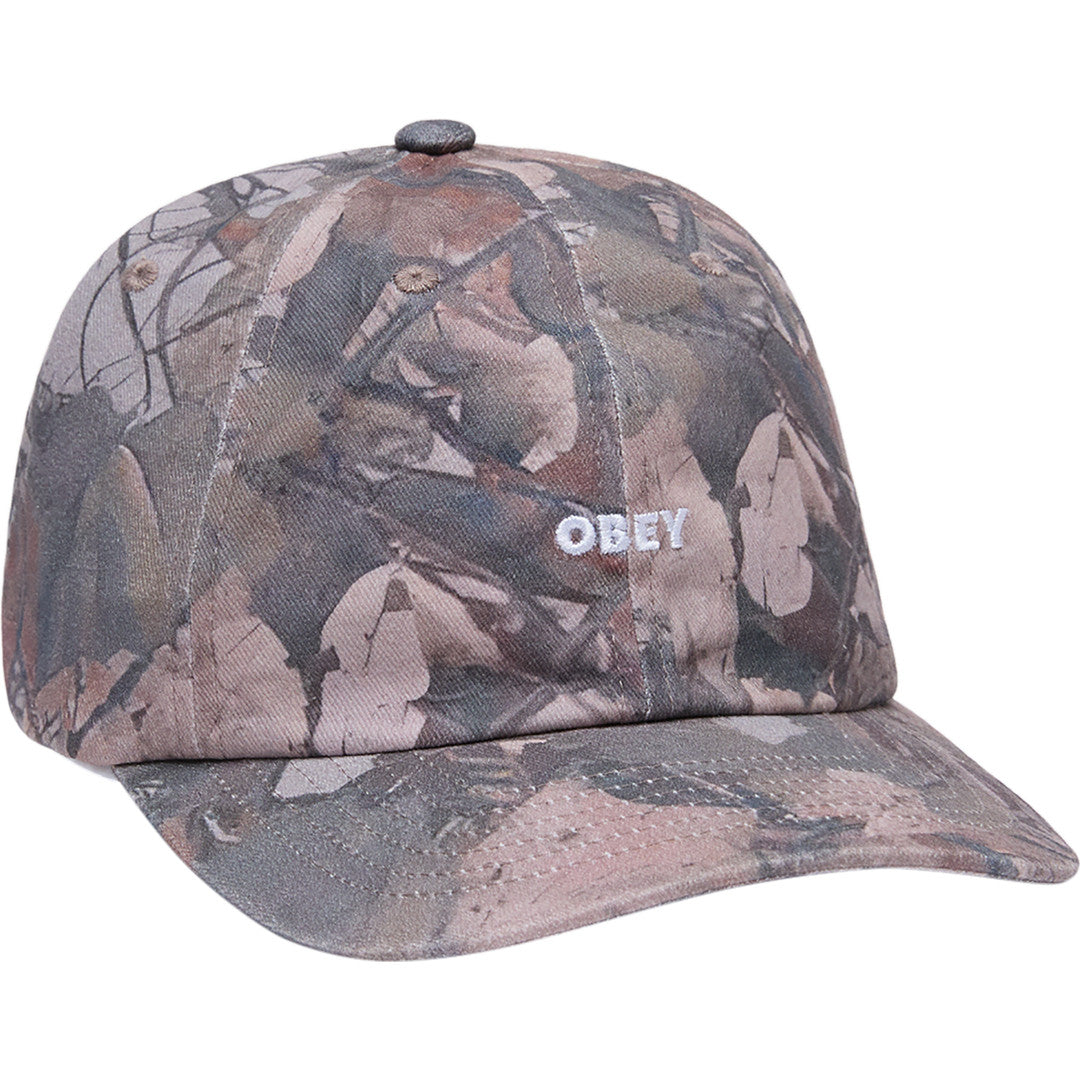 Obey Pgiment Obey Bold 6-Panel Hat - Fence Camo Multi - front