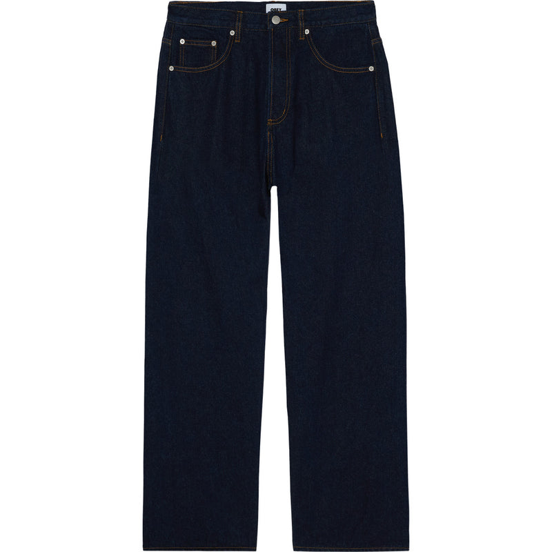 Obey Boxcar Straight Leg Denim Jeans - Rinse Indigo - front