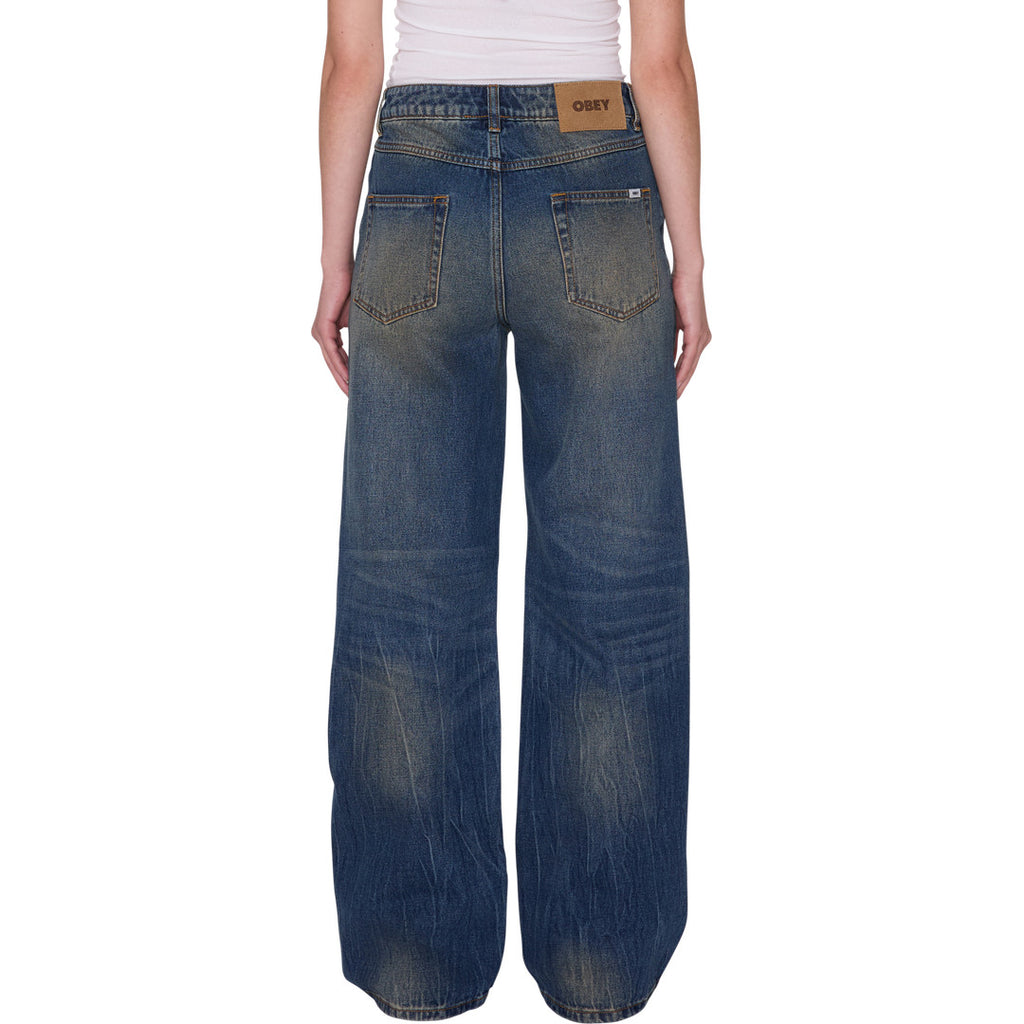 Womens Elara 5 Pocket Denim - Black Mocha Wash - detail 1