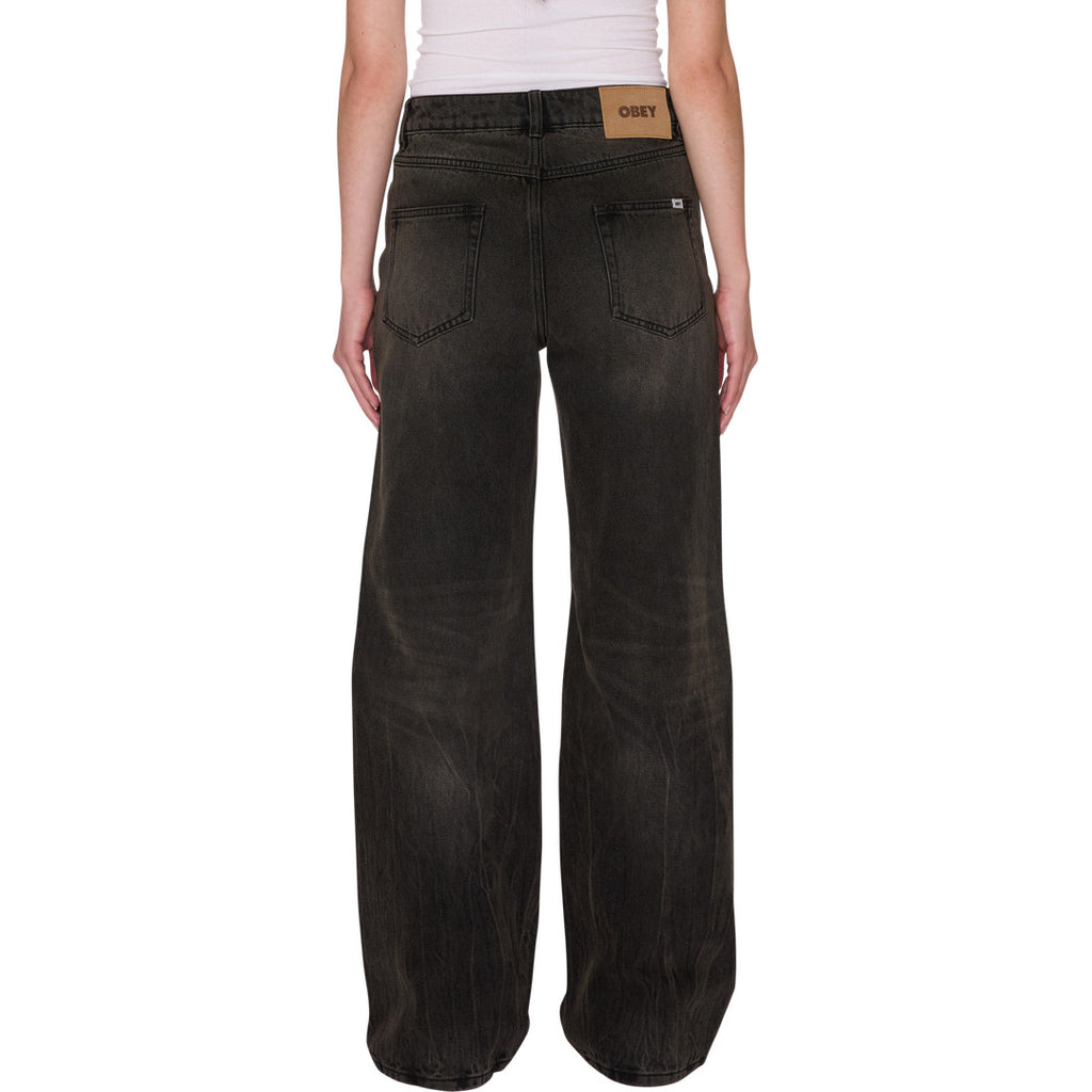 Womens Elara 5 Pocket Denim - Oil Stained Wash - detail 1