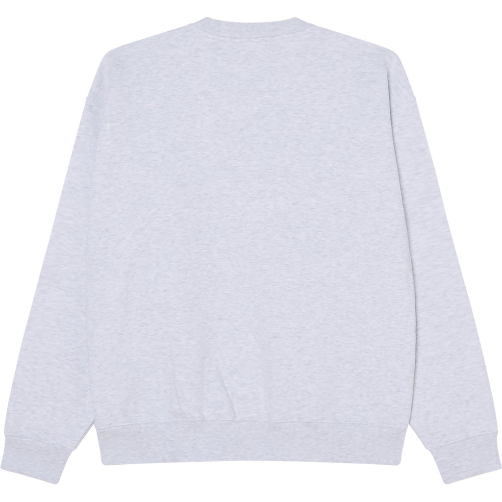 Obey Enjoy The Ride Crew Neck - Heather Grey - back