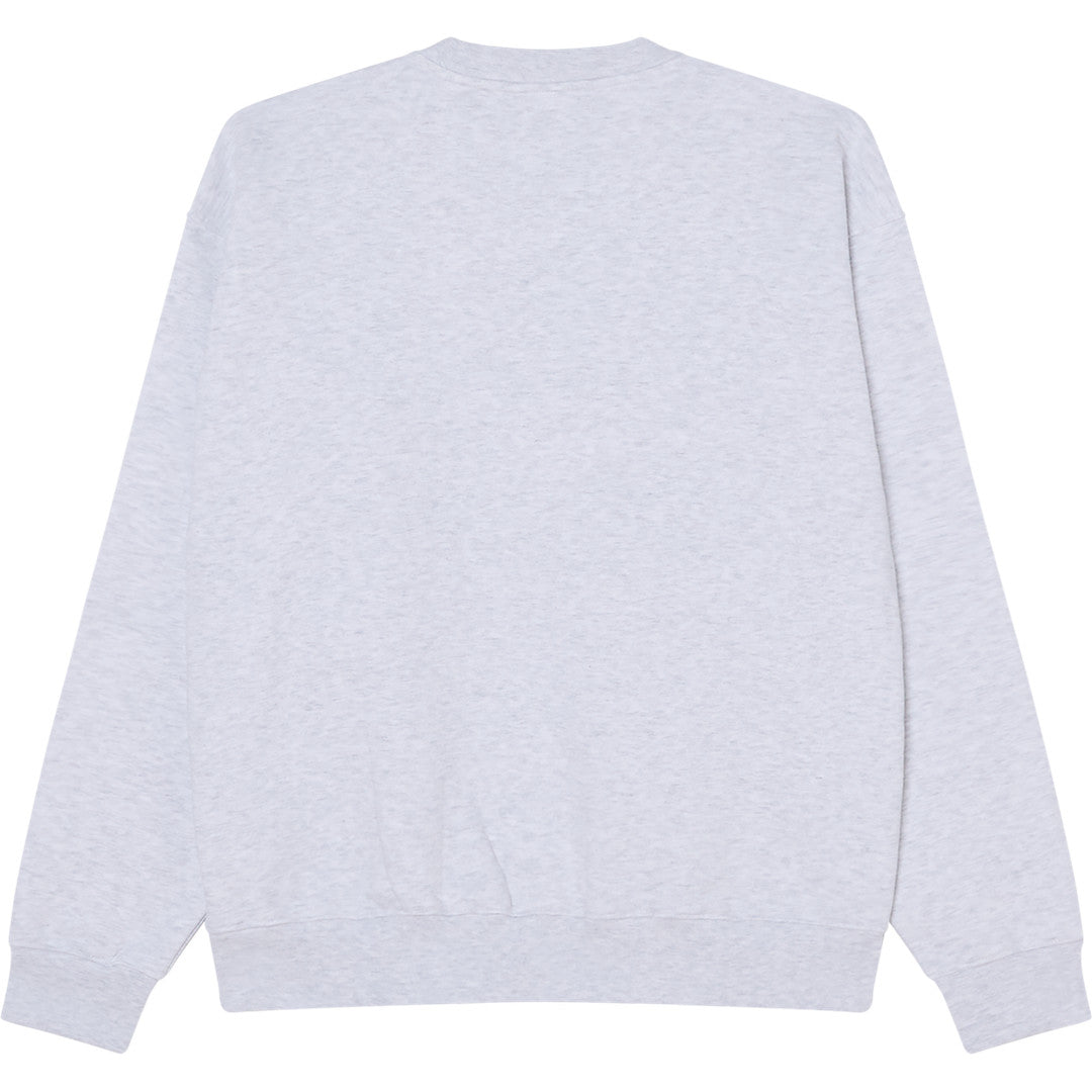 Obey Enjoy The Ride Crew Neck - Heather Grey - back