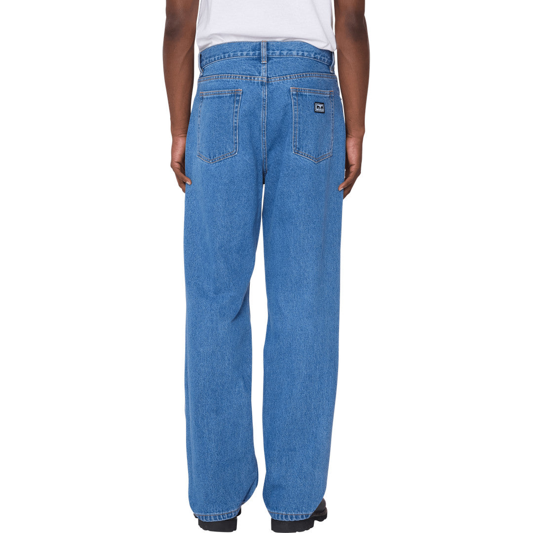 Obey Hardwork Denim Jeans - Light Indigo - detail