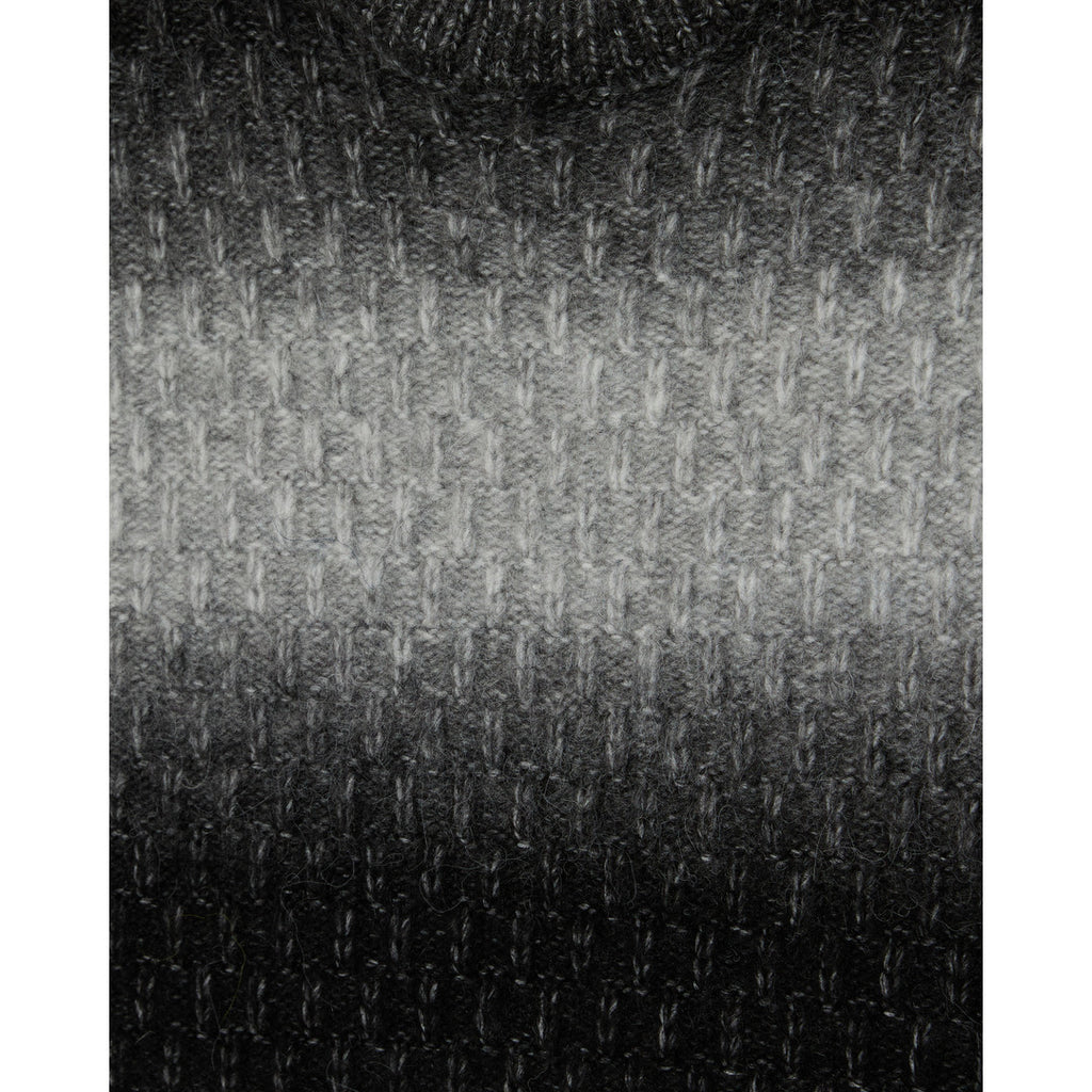 Obey Haze Gradient Sweater - Black Multi - detail