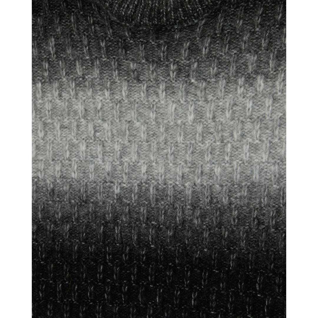 Obey Haze Gradient Sweater - Black Multi - detail
