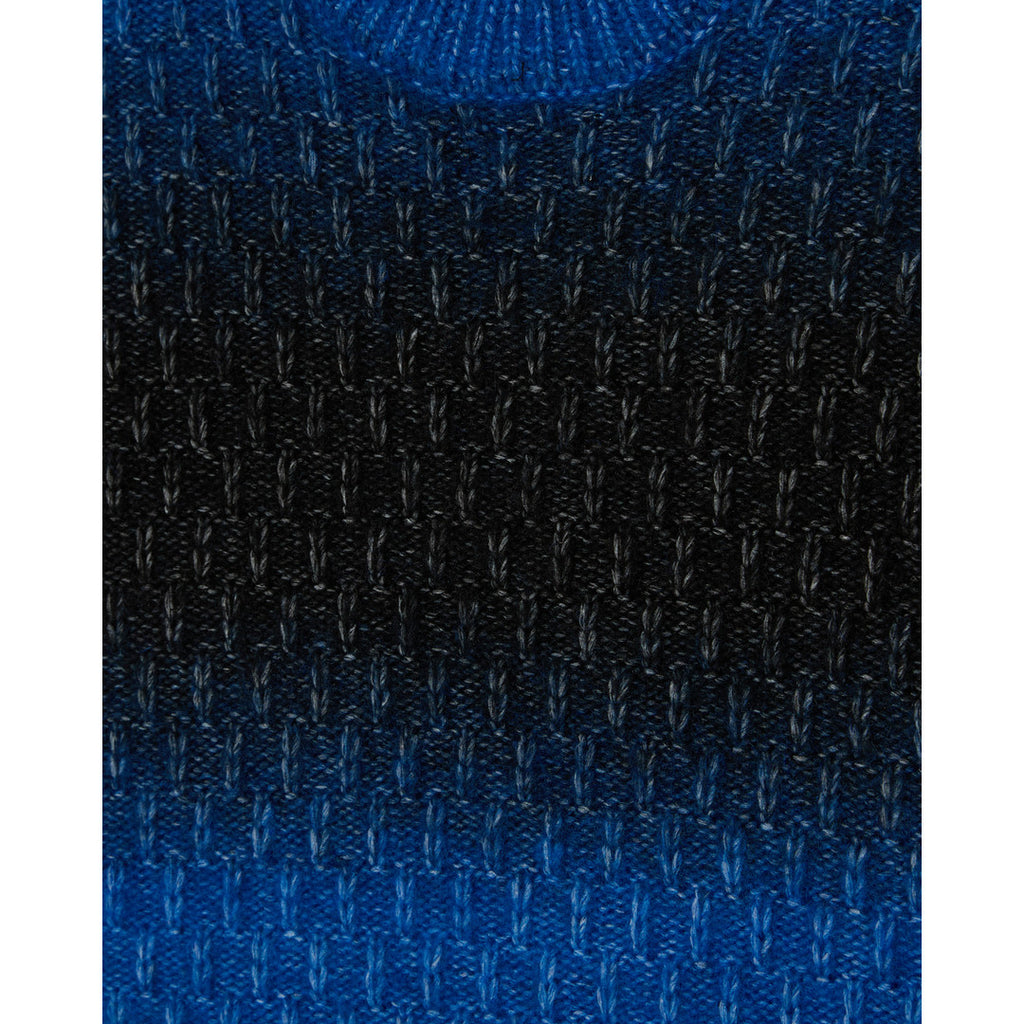 Obey Haze Gradient Sweater - Blue Multi - detail