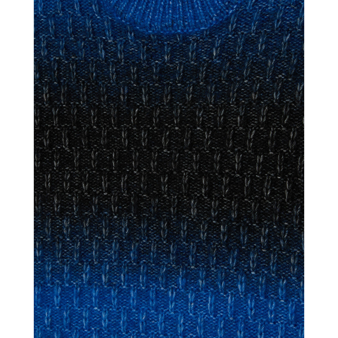 Obey Haze Gradient Sweater - Blue Multi - detail