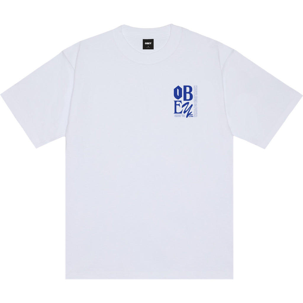 Obey Knowledge T-Shirt - White - back