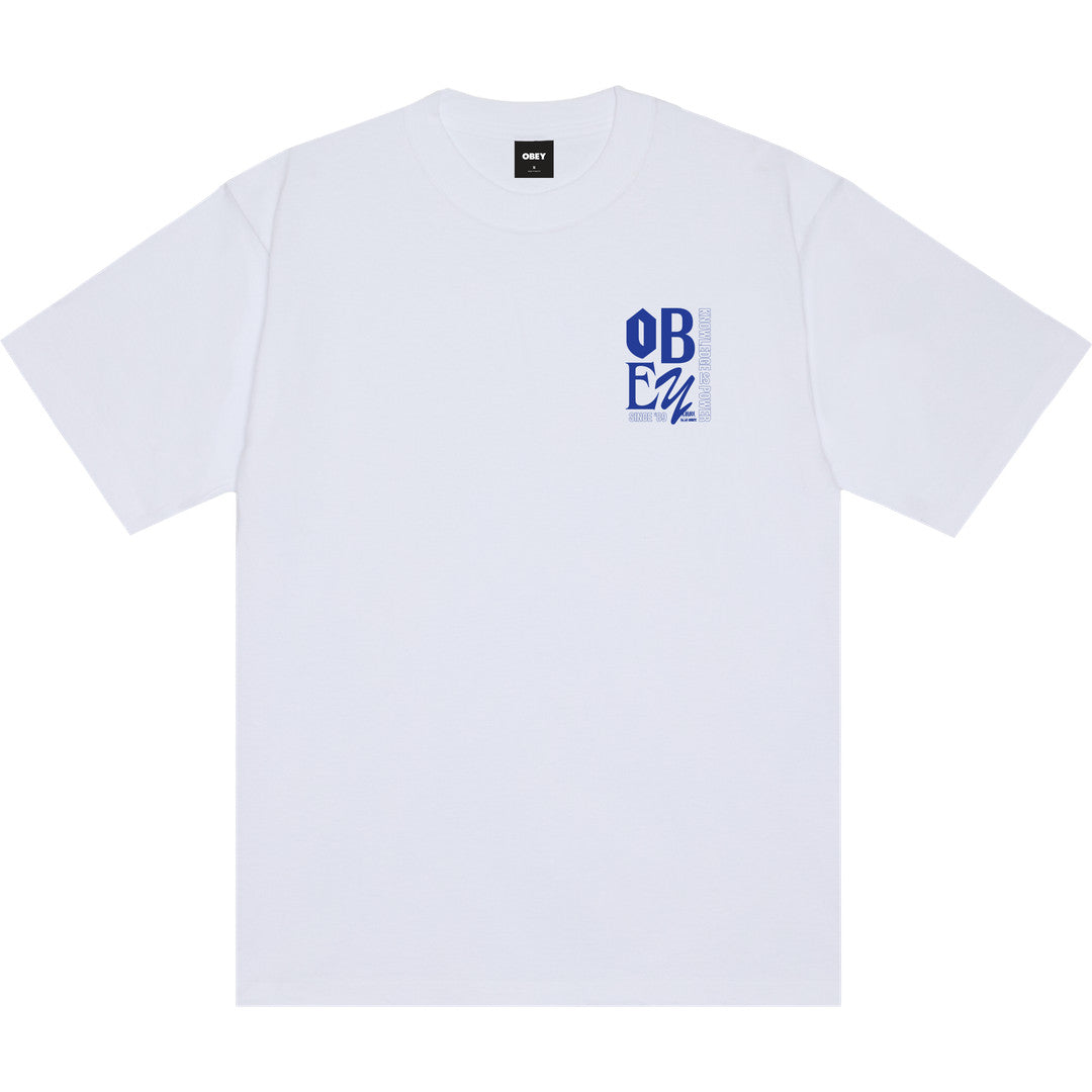 Obey Knowledge T-Shirt - White - back