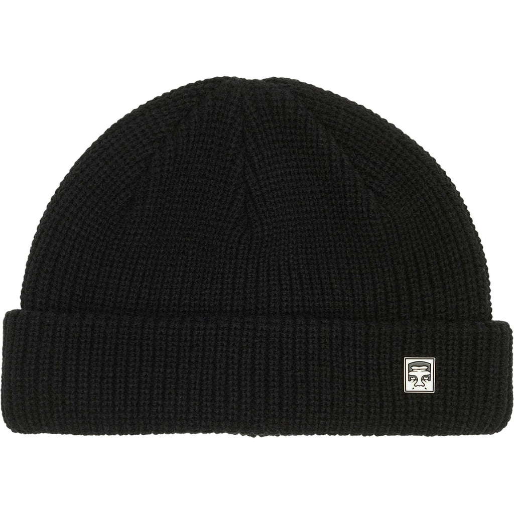 Obey Micro Beanie - Black - front