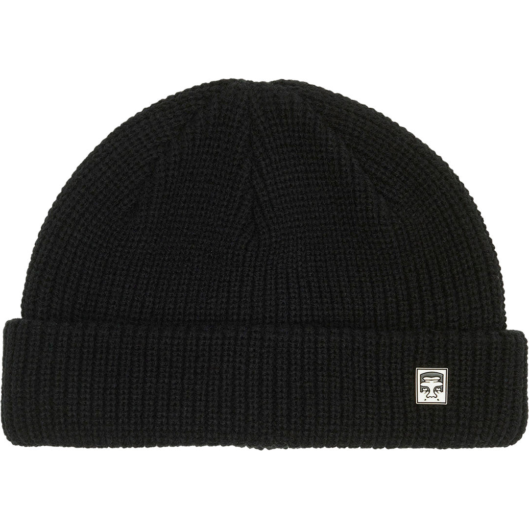 Obey Micro Beanie - Black - front