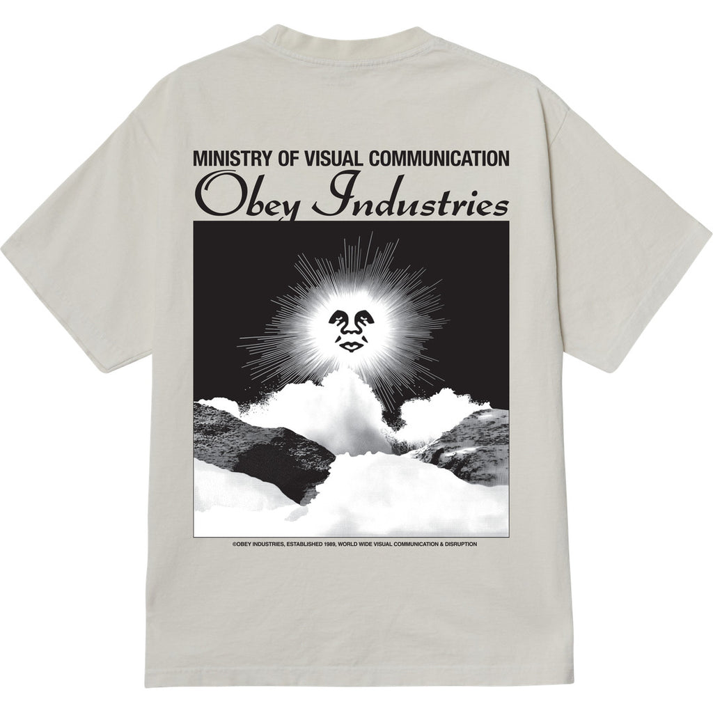 Obey Ministry T-Shirt - Pigment White - front