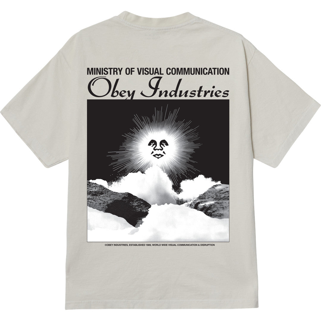 Obey Ministry T-Shirt - Pigment White - front