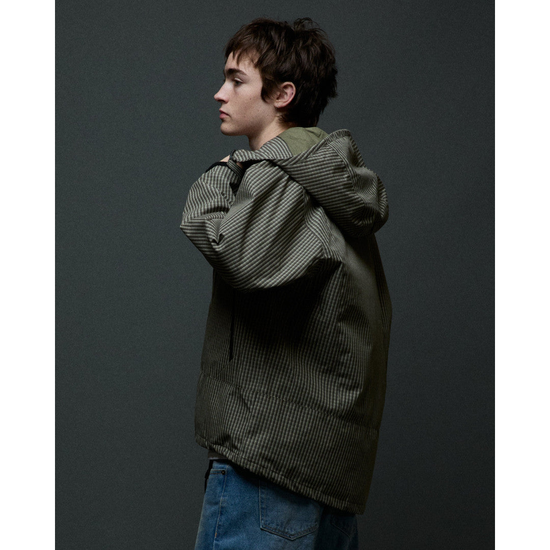 Obey Obsidian Jacket - Vetiver Plaid - detail 4