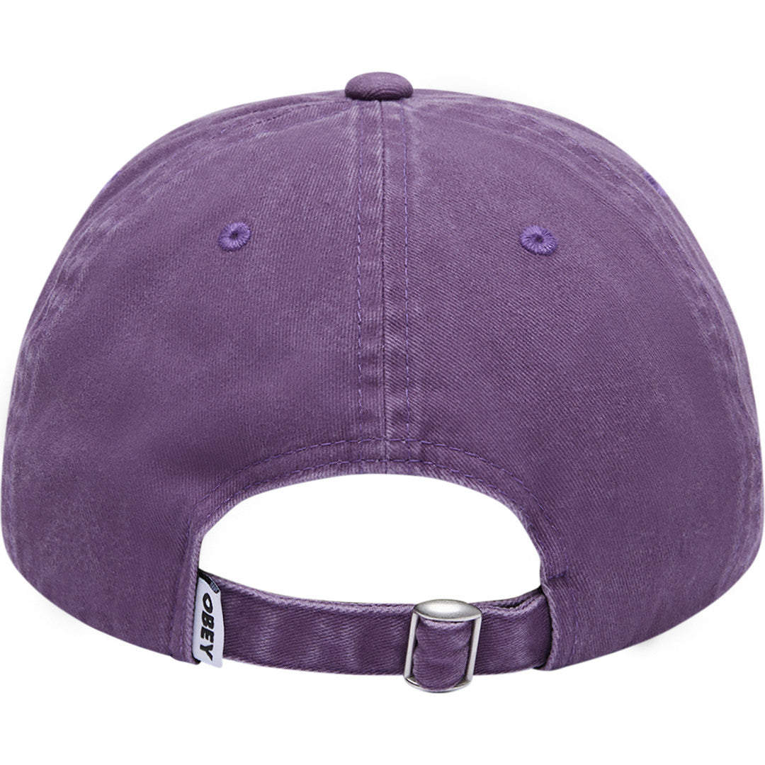 Obey Outline Delta 6-Panel Hat - Pigment Purple - back