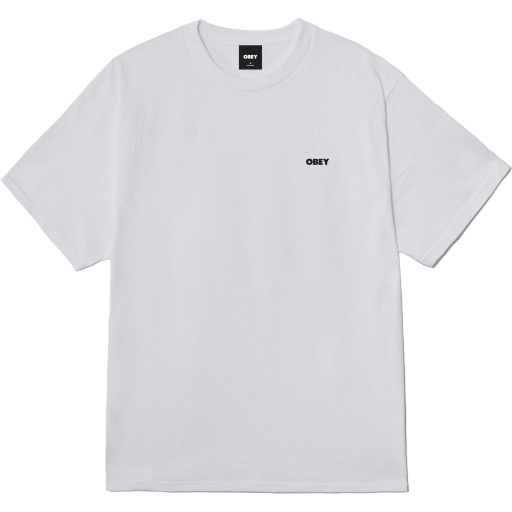 Obey Pastures T-Shirt - White - back