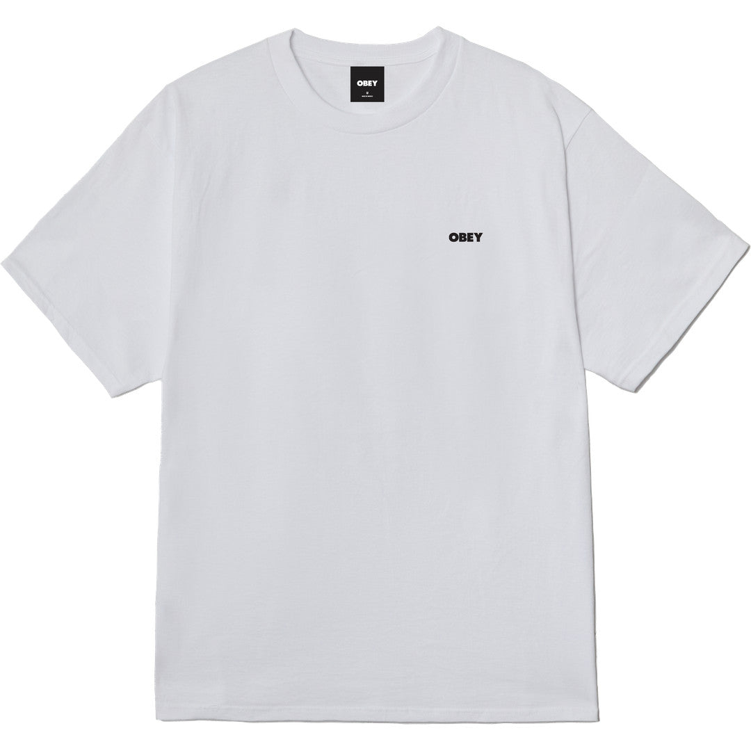 Obey Pastures T-Shirt - White - back