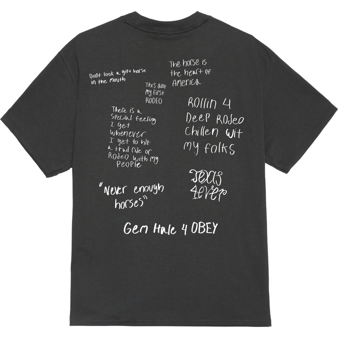 Rodeo T-Shirt - Vintage Black - back
