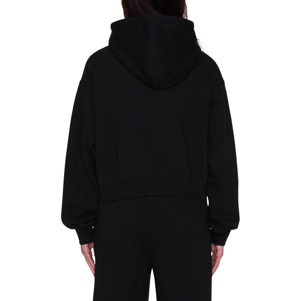 Womens Speed Star Zip Hoodie - Black - detail 1