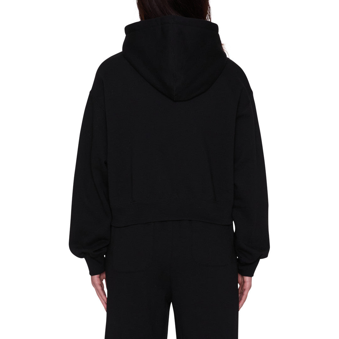 Womens Speed Star Zip Hoodie - Black - detail 1