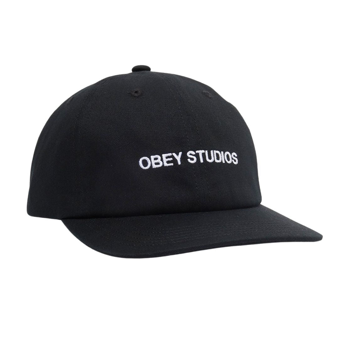 Obey Womens Studios Strap Back Hat - Black