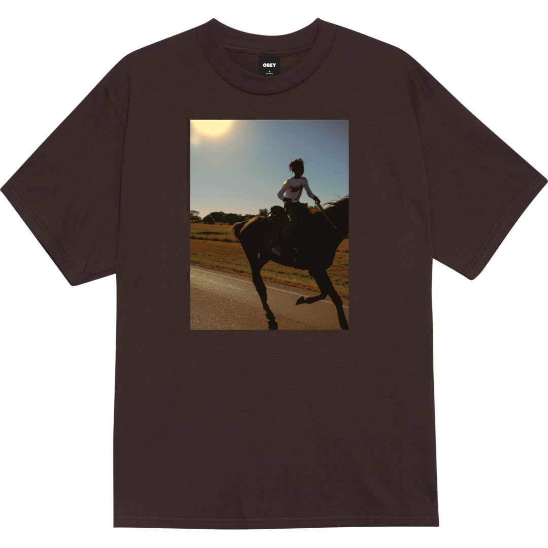 Trail Ride T-Shirt - Java Brown - front