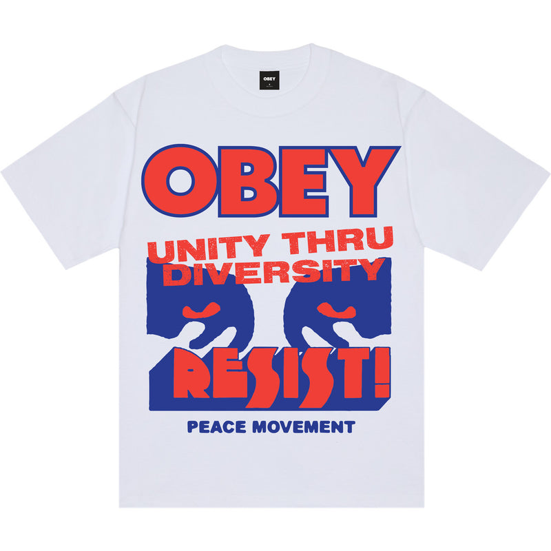 Obey Unity T-Shirt - White - front