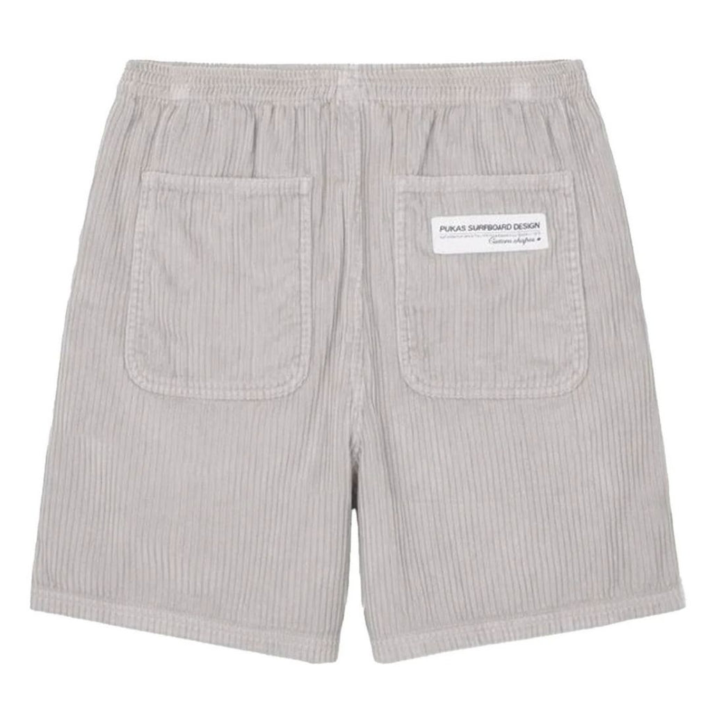 Pukas Corduroy Walkshort Ice Grey — back view