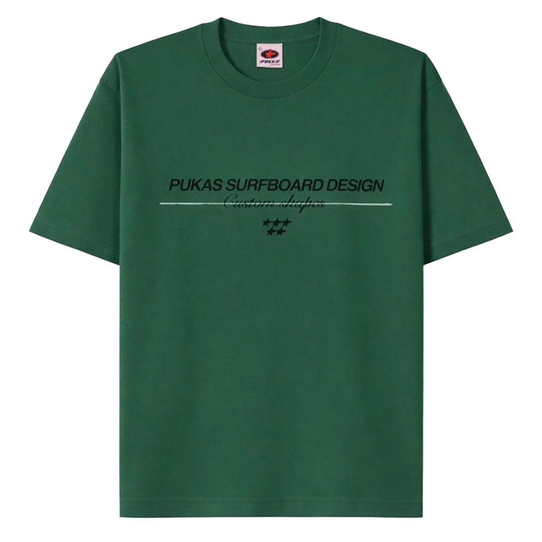 Pukas Five Star T-Shirt Evergreen — front view