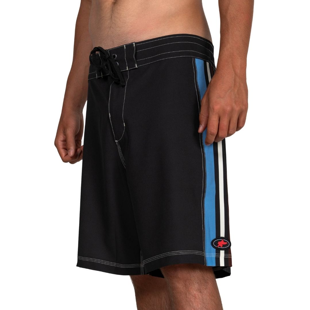 Pukas Gentleman Boardshorts Black — detail view