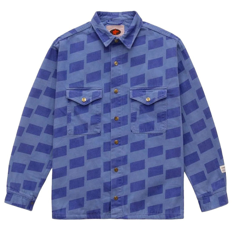 Pukas Womens Printed Twill Jacket - Blue
