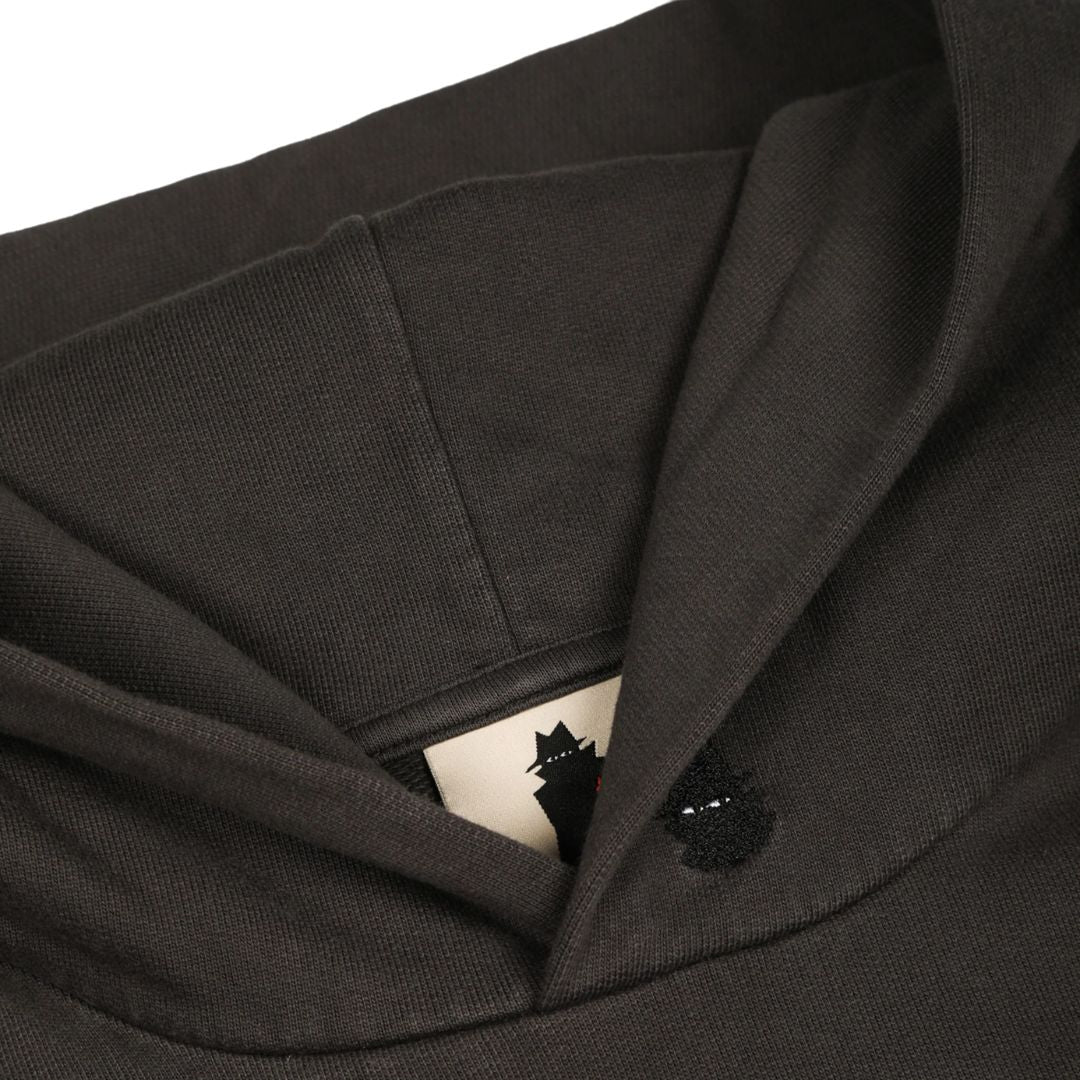 Real Bad Man Bassline Hooded Sweat Black — worn view