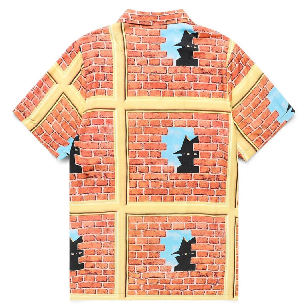 Real Bad Man Getaway Vacation Shirt Brick — back view