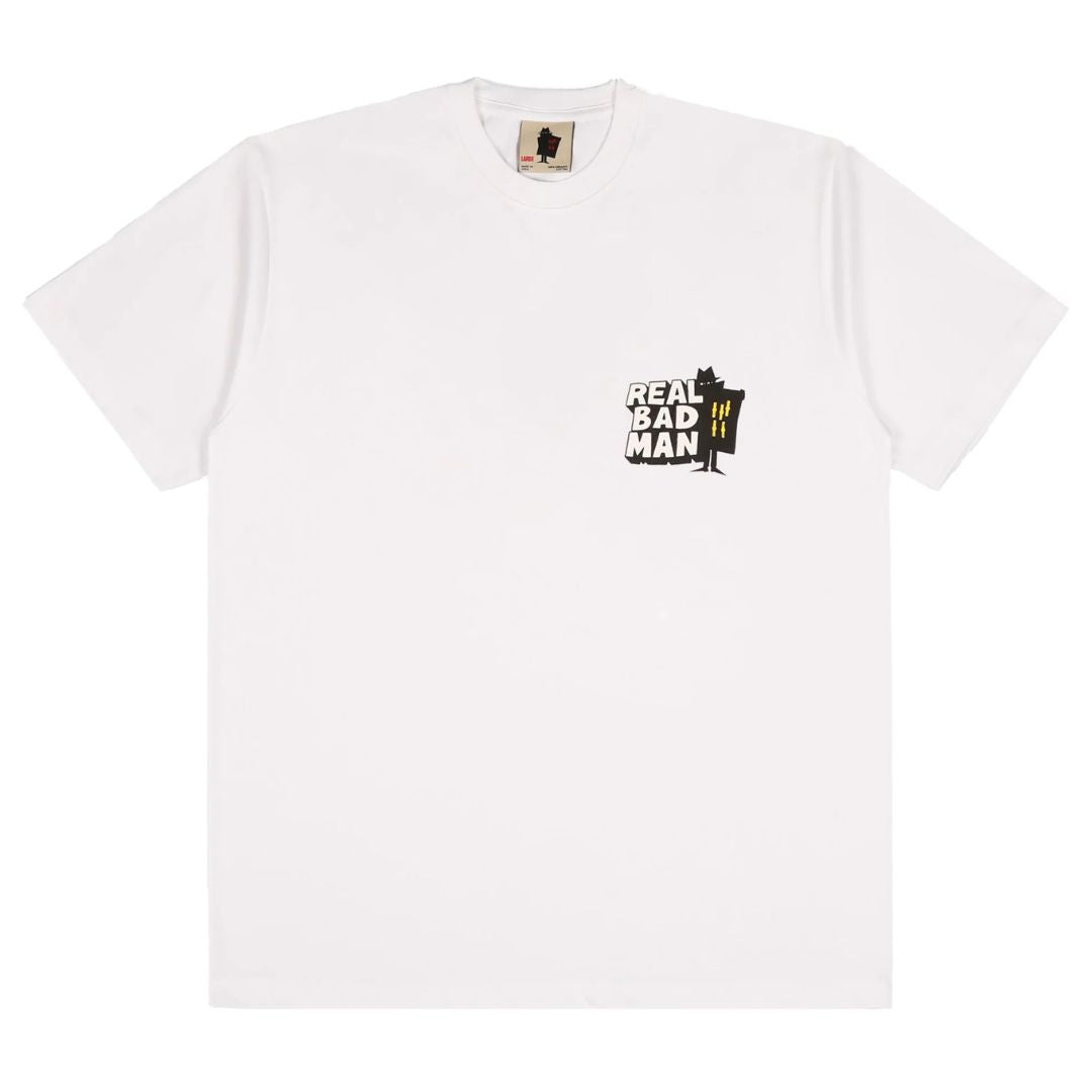 Real Bad Man Gramicci x RBM Future Days T-Shirt White — back view