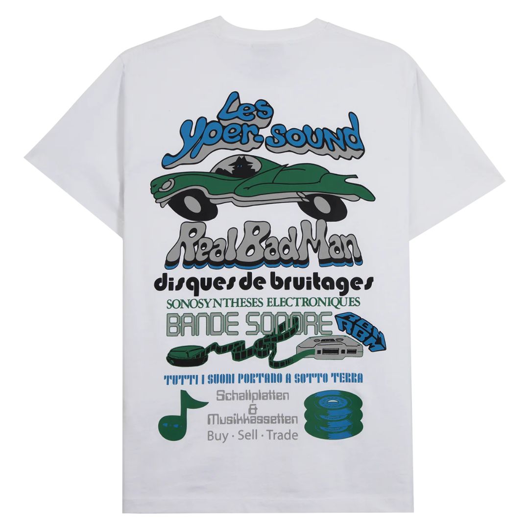 Real Bad Man Les Yper Sound T-Shirt - White