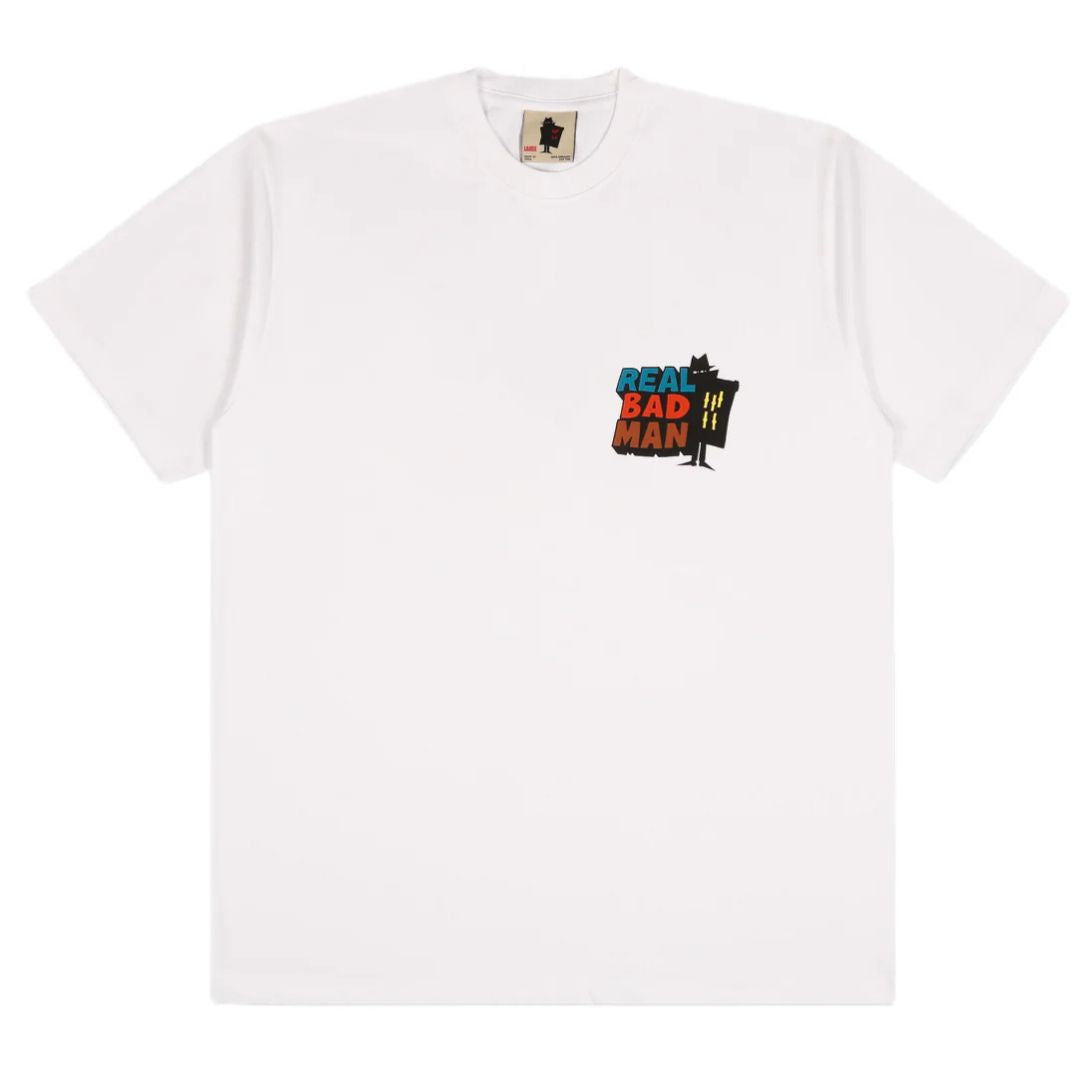 Real Bad Man RBM Logo T-Shirt Vol. 12 White — back view